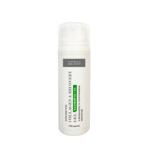 COLLAGEN&RECOVERY GEL "БАЗОВИЙ В3 + В5" - бальзам-гель для обличчя та тіла з меланіном і вітамінами, 100 мл